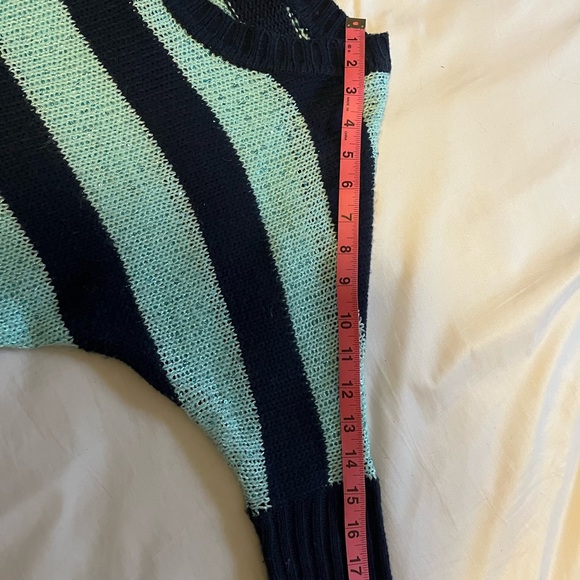 by & by Black and Green Off-the-Shoulder Sweater - Picture 4 of 7